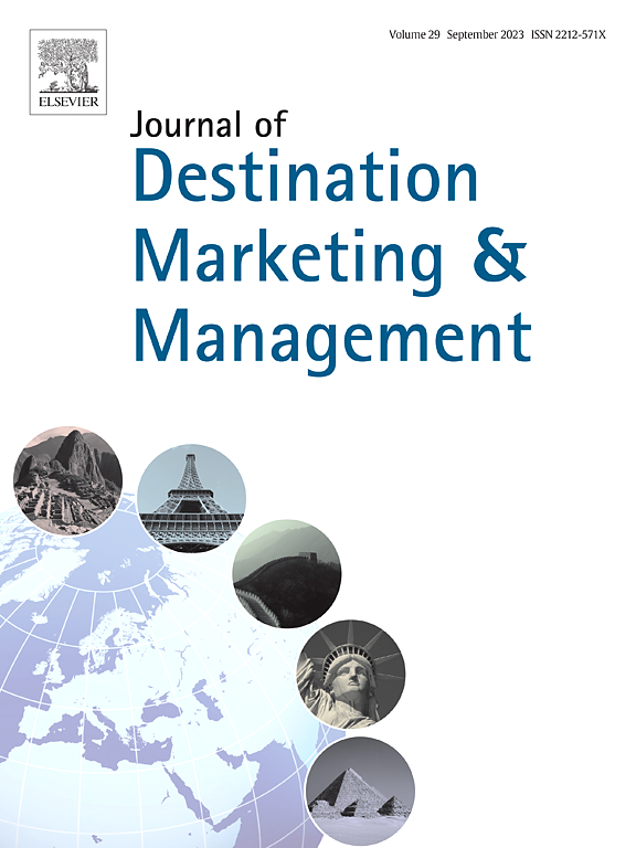 Go to journal home page - Journal of Destination Marketing & Management